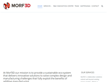 Tablet Screenshot of morf3d.com